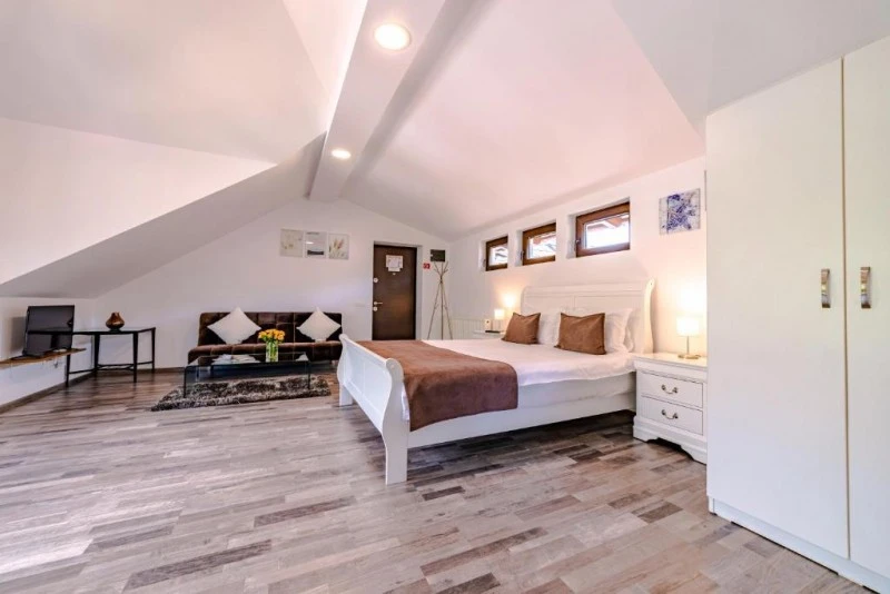 Bușteni Cazare | Hotel-apartament (K1583-42) Imaginea poate fi supusă drepturilor de autor. Se recomandă contactarea titularului drepturilor.